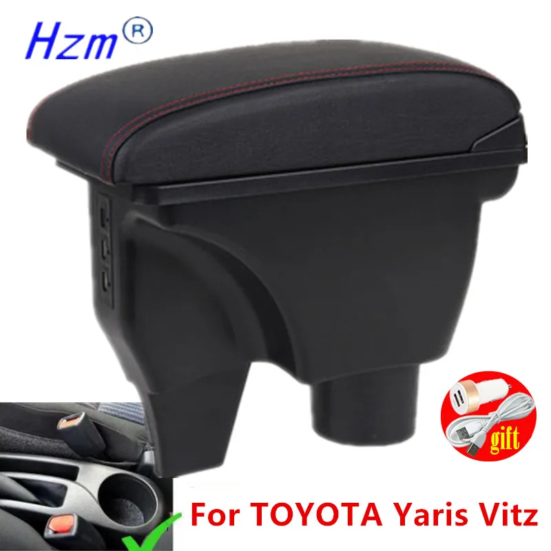 Для TOYOTA Yaris подлокотник для Vitz автомобильный аксесуары крытого вагона