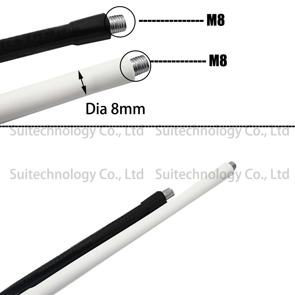 Диаметр: 8 мм s-образный led-светильник светодиодный гибкий держатель лампы внешний M8 сгибающаяся брошь «гусиная шея» пластиковой втулкой пластиковая трубка из змеиной кожи, с металлическими каблуками трубки