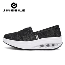 Новинка; женская обувь для путешествий; обувь на толстой воздушной подошве 5 см; обувь для фитнеса, визуально увеличивающая рост; кроссовки на танкетке; Новинка года; сезон осень; обувь для похудения