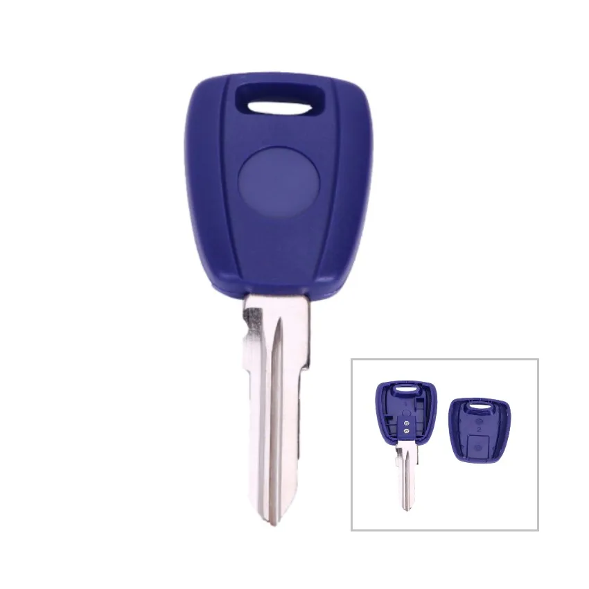 

Car Transponder Key Shell Case Uncut Remote For Fiat Stilo Punto Seicento Fob Car Key Case No Chip Keyless GT15R blade