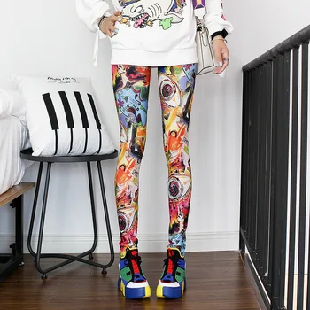 

Womens Leggings Pants YOGA Finess Sexy Seamless Leggings Plus Size Printed Leggings