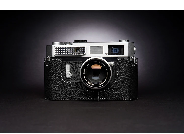 

Design for Canon 7/7S/P/VL/VL2/ViL camera Handmade Genuine Leather Camera case Half Bag Camera Bodysuit