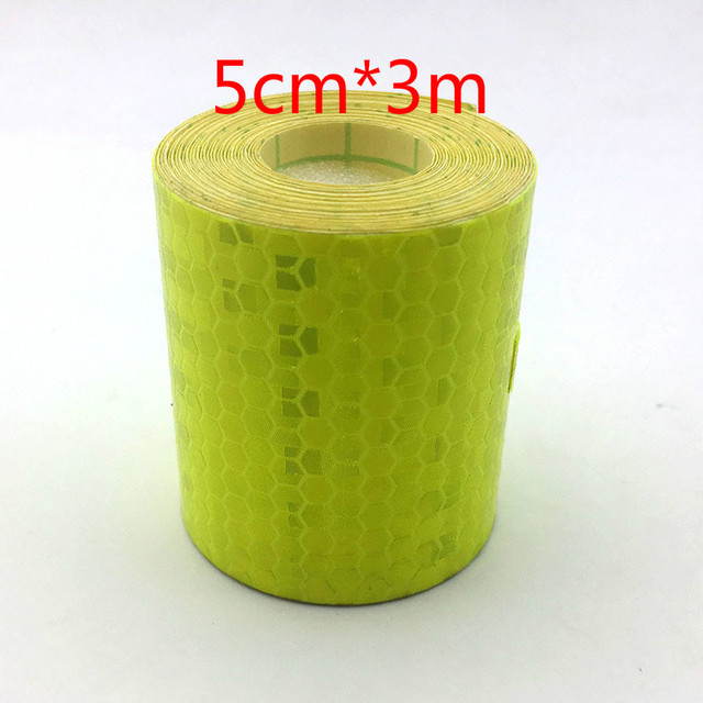 Car Reflective Strip Stickers Road Warning Strip-style Decoration Film Safe Motorcycle Baby Car Reflect Road Safety Tape