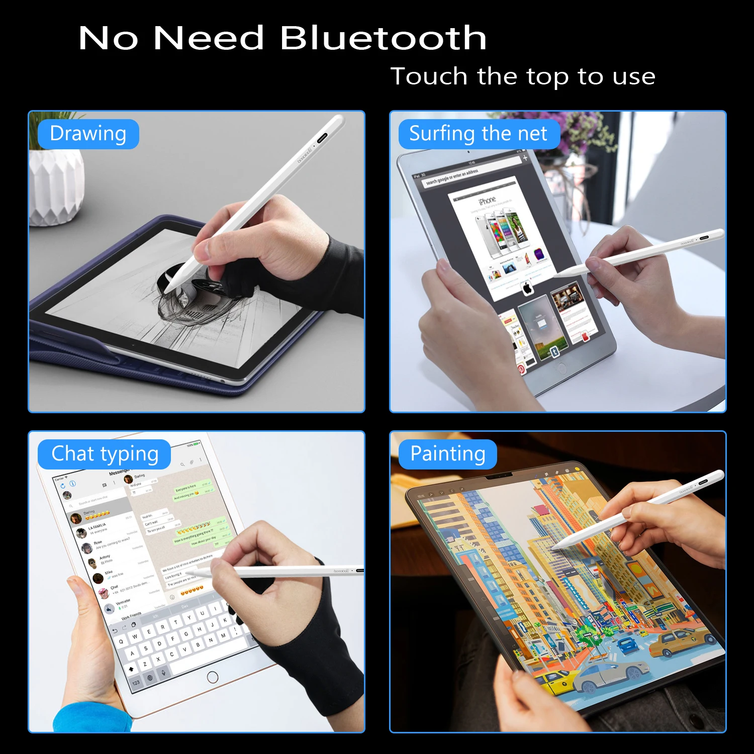 Penna Stilo 12 Colore Misto 2 in 1 Penna Touch Screen Pennino LIBERRWAY Capacitiva per Universale per Tablet, iPhone, iPad, Android Phone e Tutti i Dispositivi Touch Screen Penna Stilo 12 Colore Misto 2 in 1 Penna Touch Screen Pennino LIBERRWAY Capacitiva per Universale per Tablet, iPhone, iPad, Android Phone e Tutti i Dispositivi Touch Screen