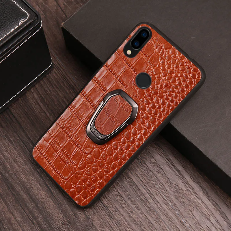 Coffee Роскошный чехол для телефона для huawei P10 P20 P30 lite Коврики 10 20 Pro Y9 P smart чехол для карт и узором «крокодиловая кожа» чехол для Honor 8 lite 8X9X10 20 - Цвет: Coffee