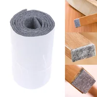 100cm/Roll Self-Adhesive Felt Furniture Leg Pad Anti-slip Mat Floor Protector Wear-resisting Table Chair Leg Sticky Back Bumper 2