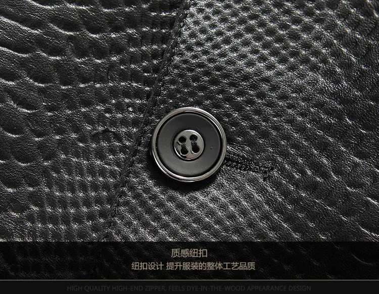 Новинка, мужская куртка из овчины, пиджак из натуральной кожи, мужская приталенная куртка, Корейская Весенняя Осенняя кожаная куртка 03-1705 KJ2284