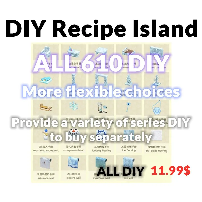 

Animal Crossing ALL 610 DIY Recipe A variety of series DIY can be selected More flexible and quick And delivery service
