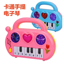 Мультяшная электронная клавиатура детская развивающая игрушка раннее образование Младенцы музыкальная игрушка детская игрушка пианино