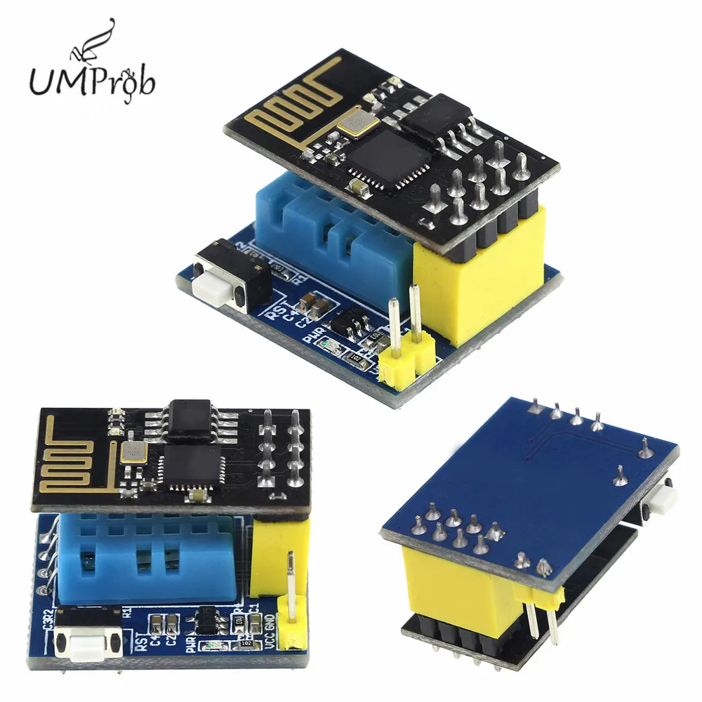ESP8266 Wifi NodeMCU Smart Home IOT DIY Kit ESP 01 DHT11 модуль датчика температуры и влажности|Датчики| |