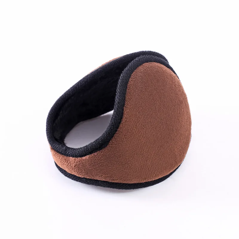 Men Fashion Winter Earmuffs Women Thicken Plush Ear Cover Protector Outdoor Back-wearing Unisex Ear Muffs Soft Warm Cover