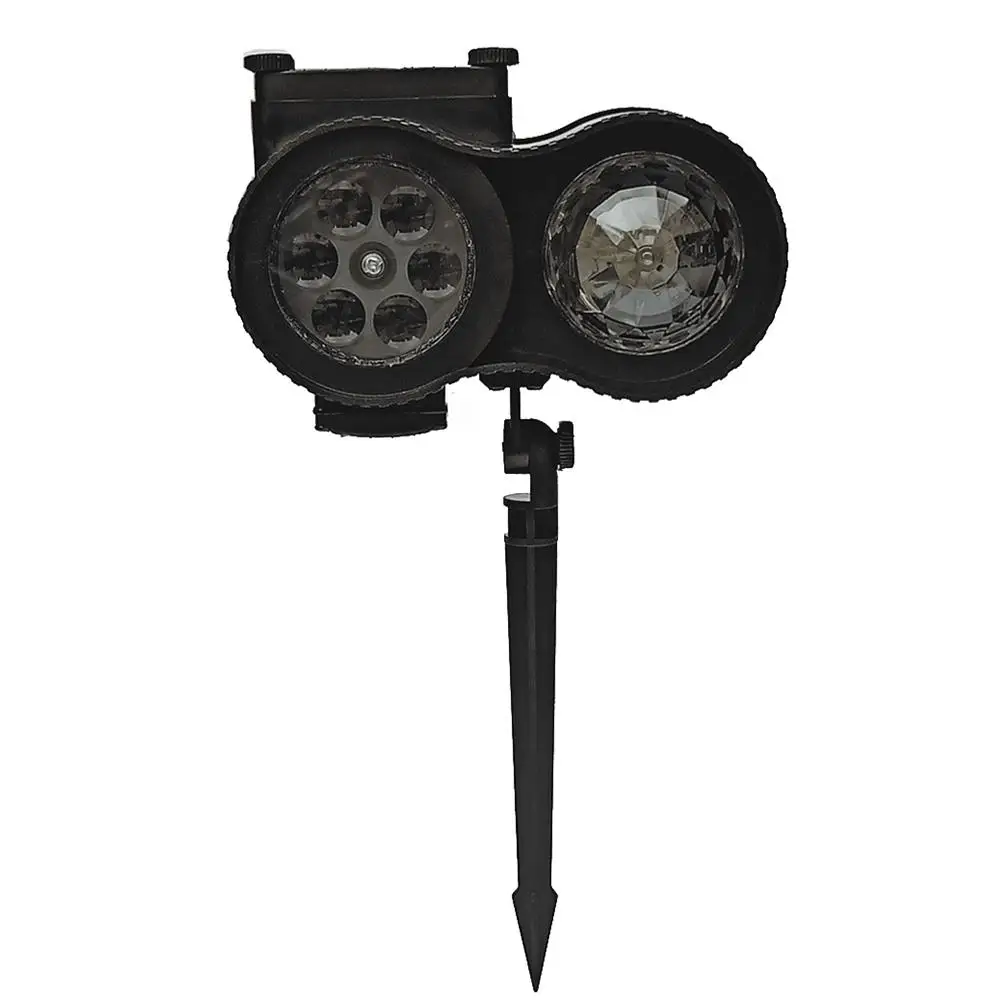 Projector Lights Landscape Lamp Animated Projection Lamp Beautiful Portable Double Cylinder 15W Black Christmas Moving