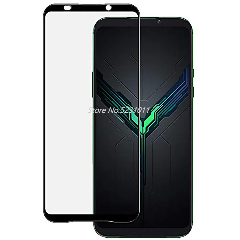 5D полное покрытие закаленное стекло для Xiaomi Black Shark 1 2 2Pro Защита экрана Helo Pro полная