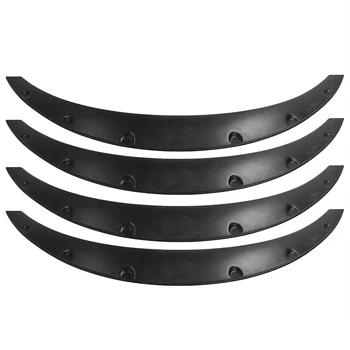 

4Pcs/Set 70mm Mud Flaps Universal Car Fender Flares Wheel Arch Trim Strip Eyebrow Protector Splash Guards Wheel Eyebrow Fender