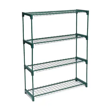 

4 Tier Simple Metal Plant Stand Display Shelf Holder Home Indoor Outdoors Office Decor Garden Balcony Flower Pot Storage Rack