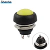 1PC DIY Mini 12mm Momentary Waterproof Push Button Switch Horn Blue White Green Red Yellow Black 1A 250V Self-reset ► Photo 3/6