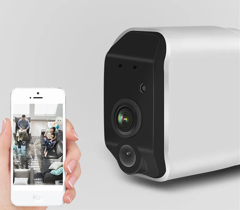 

Night Vision 1080P Battery Powered Wireless Outdoor WIFI IP Surveillance Camera Wireless IP Camera With Bracket