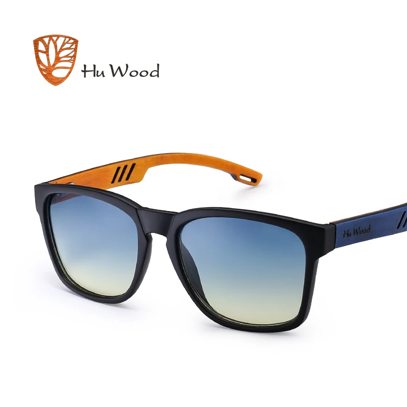 HU WOOD фирменный дизайн поляризованные солнцезащитные очки деревянные солнцезащитные очки для Скейтборда для мужчин и женщин линзы для вождения gafas de sol mujer GR8011