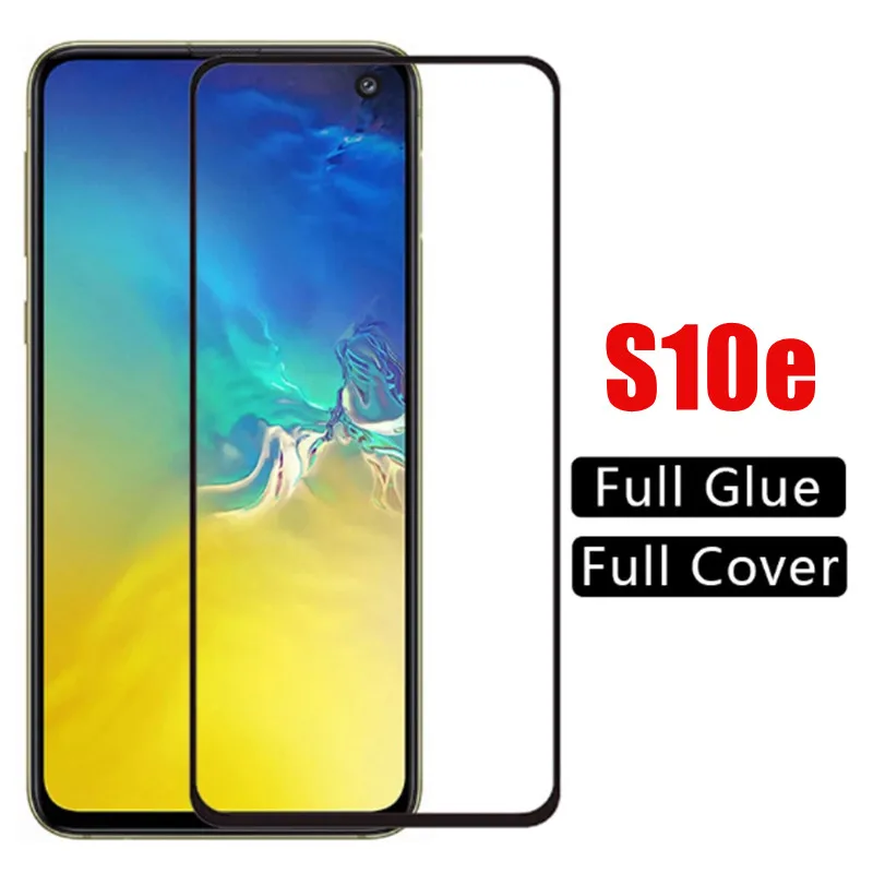 Защитное стекло 9D для Samsung S10e galaxy s10 e 10E S 20 полное покрытие закаленное 2 шт. |