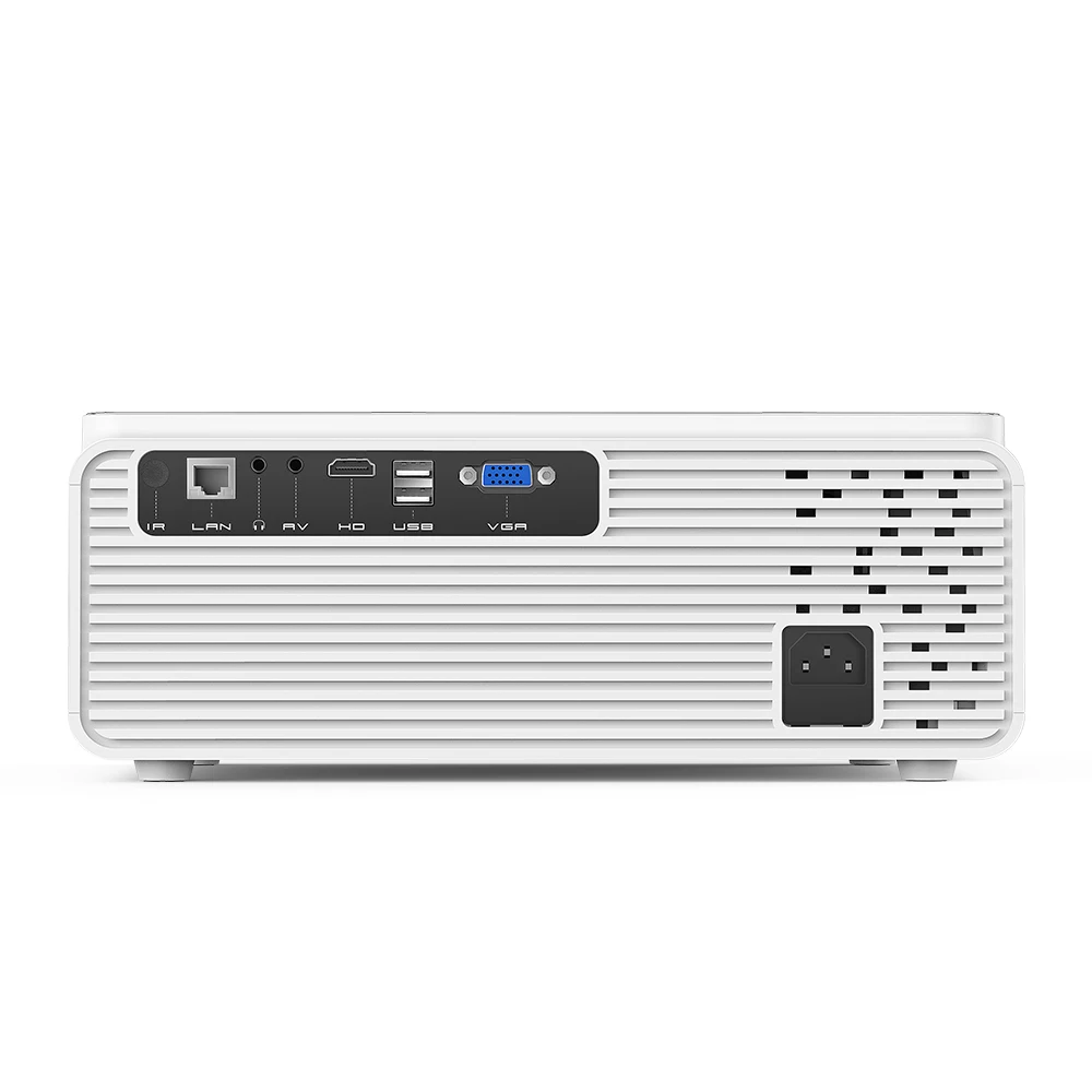 Blitzwolf BW-VP3 ЖК-проектор 6500 люмен Android 8,0 16 Гб bluetooth 4,0 RJ45 LAN 4K разрешение несколько портов встроенный динамик
