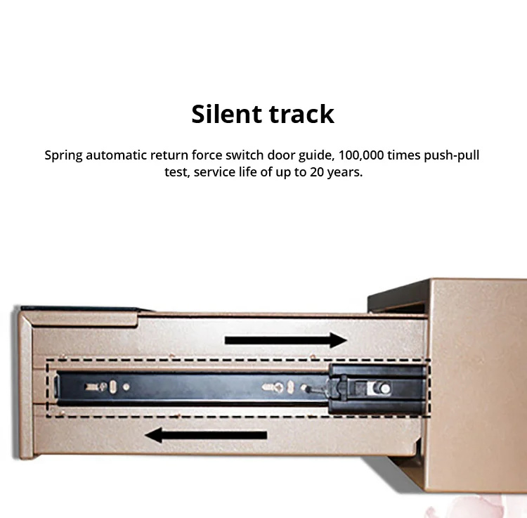 Smart Password Box Drawer Safe Fingerprint Safe Home Wardrobe Password Lock Drawer