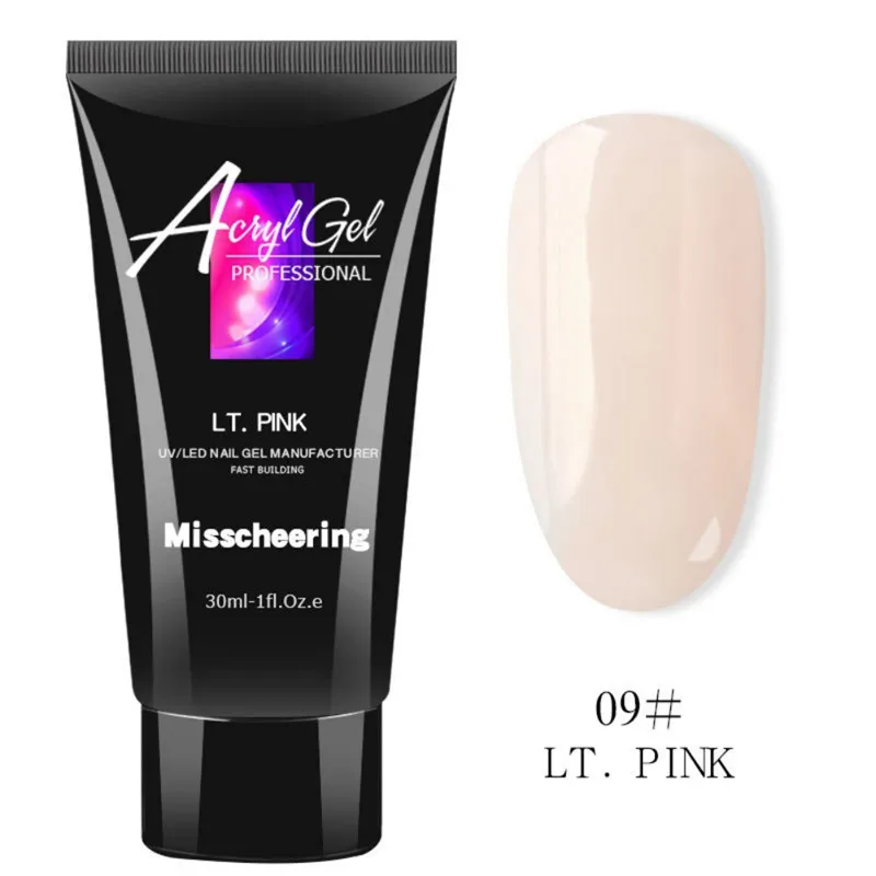 9 9 Colors Poly Gel Polish Nail Builder Gel Finger Nail Extension Soak Off Gel Nail Cover - Цвет: 9