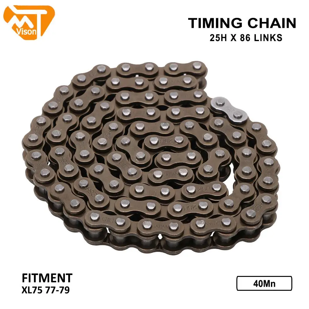 For HONDA XR 75 100R CRF 80 100S XL75 XR80 CB125S XR200R XR185 Motorcycle Motocross Connector Master links Chain 25H X 104 Links |