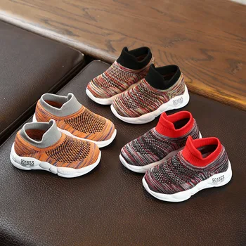 

Fashion mesh cool high quality children shoes Lovely cute kids sneakers Slip on hot sales infant tennis girls boys shoes