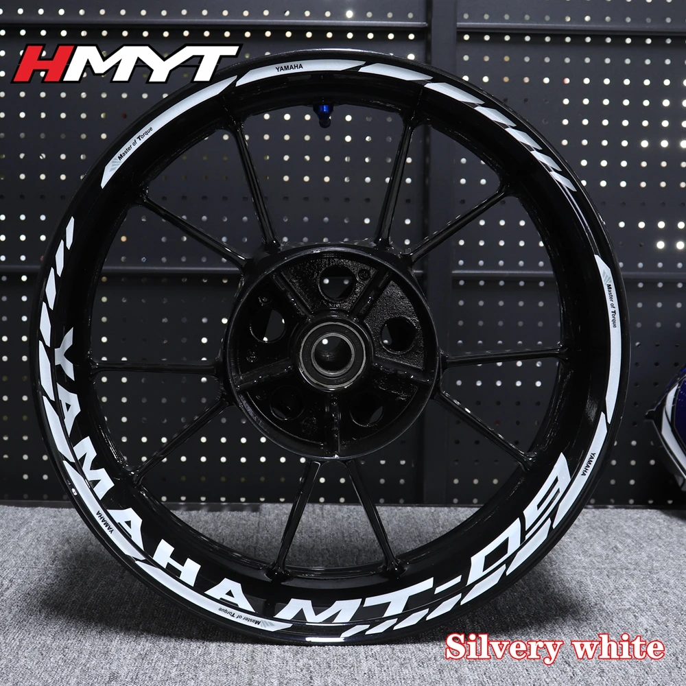 Подходит для Yamaha mt03 mt07 mt09 mt10 мотоцикл переоборудование водонепроницаемый светоотражающий 17 дюймов наклейка на ступицу колеса персональная наклейка