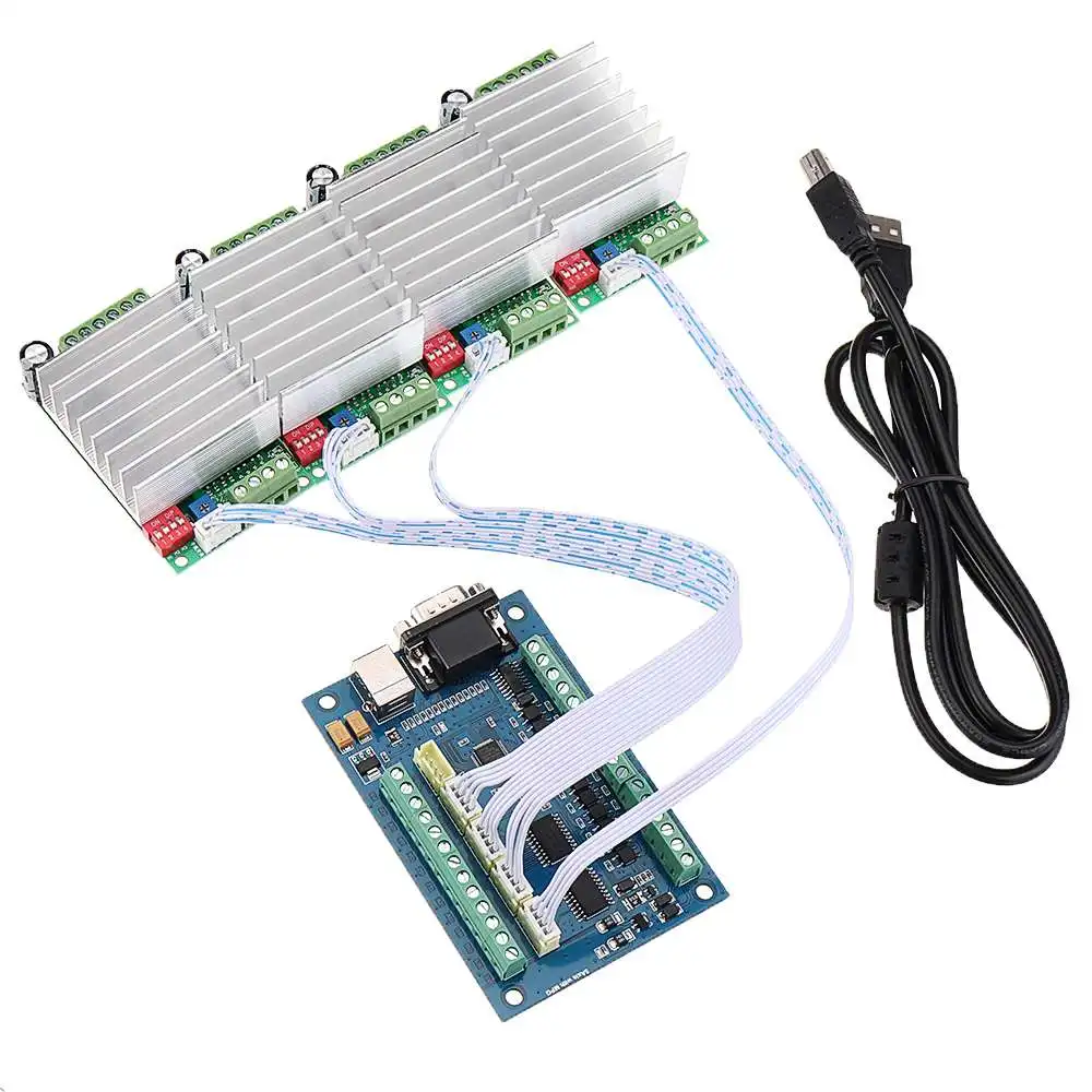 

LEORY 1PCS USB Engraving Machine 5-Axis with MPG Stepper Motor Controller Card CNC Driver Board