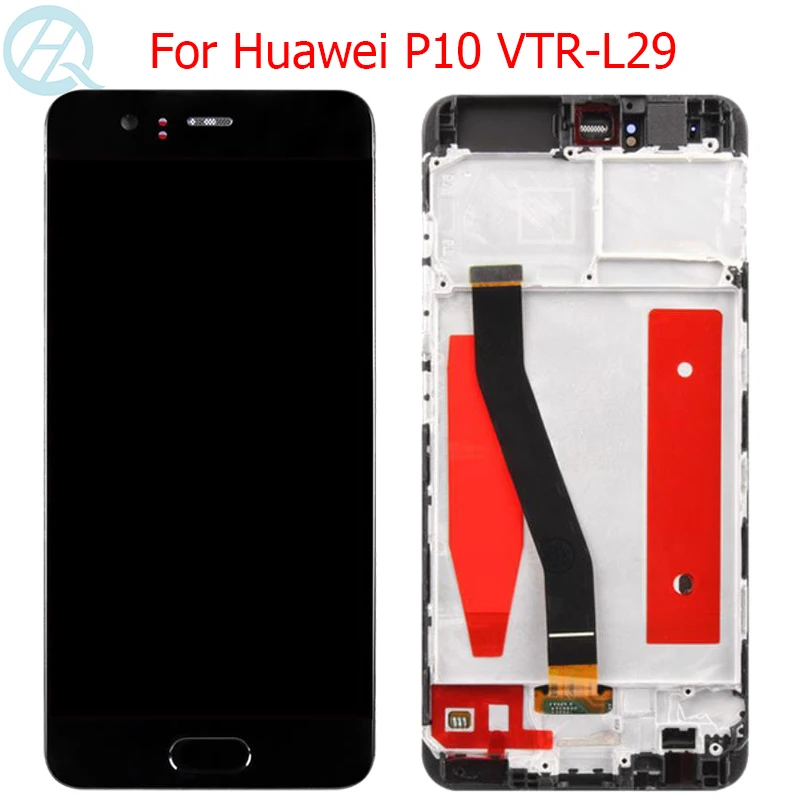 Оригинальный P10 с ЖК дисплеем для Huawei дисплей рамкой цифрователь сенсорного
