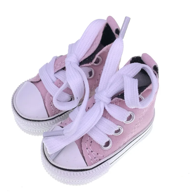 Tilda 5,5 см кроссовки для кукол Paola Reina Minifee, мини-игрушки для спортзала 1/6 Bjd кукла спортивная обувь аксессуары для кукол игрушки - Color: Matte pink