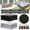 Universal Hot Tub Dust Cover Cap Waterproof UV Proof All-Weather Spa Cover Cap Protector Hotspring Snow Rain Dust Covers 1