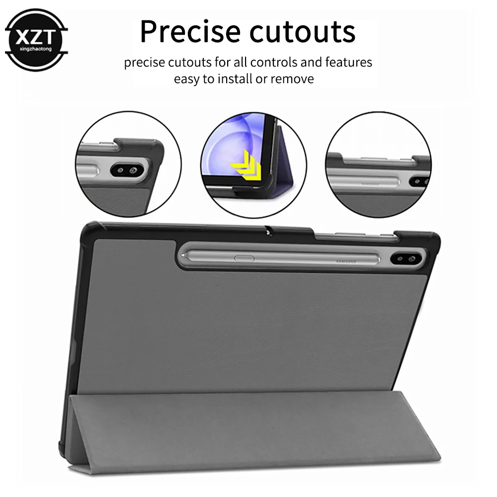 Samsung Galaxy Tab S6 10,5 2019 SM-T860 SM-T865 Funda soporte magntico para Galaxy Tab S6 10,5 Funda para Tablet Funda Capa