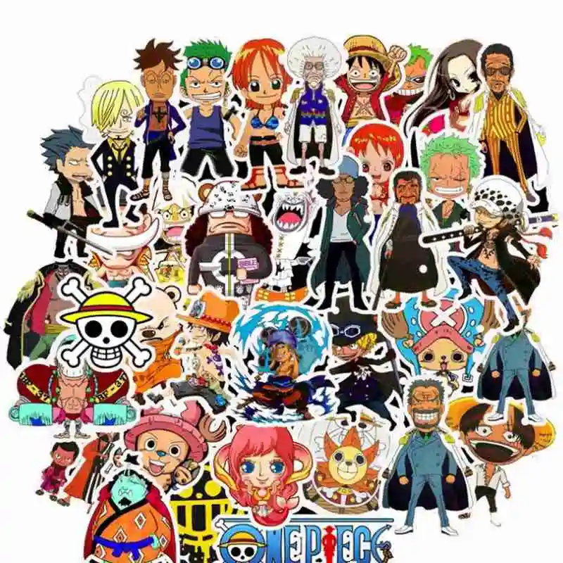 10pcs / 30pcs / 50pcs Lufei Cartoon Graffiti Strong Sticky Waterproof Sticker Water Cup Trolley Case Laptop Stickers Toy