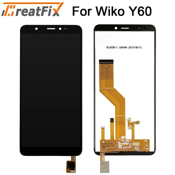 

New Tested For Wiko Y60 LCD&Touch screen Digitizer display Screen module accessories Assembly Replacement Tools for wiko y60