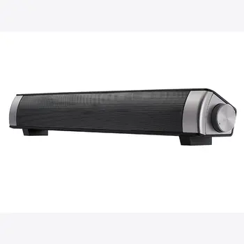 

USB Chargeable Bluetooth Soundbar Subwoofer Stereo Speaker for Computer Desktop Laptop PC High Sound Performance