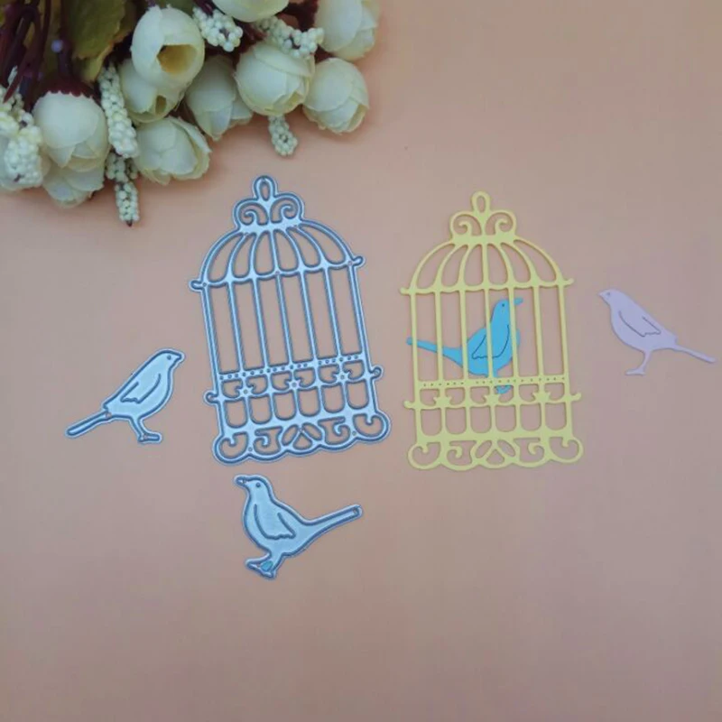 

Bird birdcage Wedding Love Cutting Die Punch for Scrapbook Scrapbooking PAPER CRAFT card album knife mold art cutter stencils
