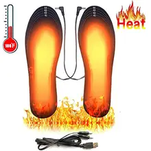 Shoe-Insoles Warm-Sock-Pad Electrically-Heating-Insoles Feet Usb-Heated Washable Unisex