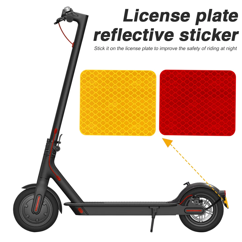 Achterspatbord Reflecterende Waarschuwing Sticker Voor Xiaomi Mi  Elektrische Scooter Pro 2 Achter Spatbord Sticker Scooter  Accessoires|Scooter Parts \u0026 Accessories| - AliExpress