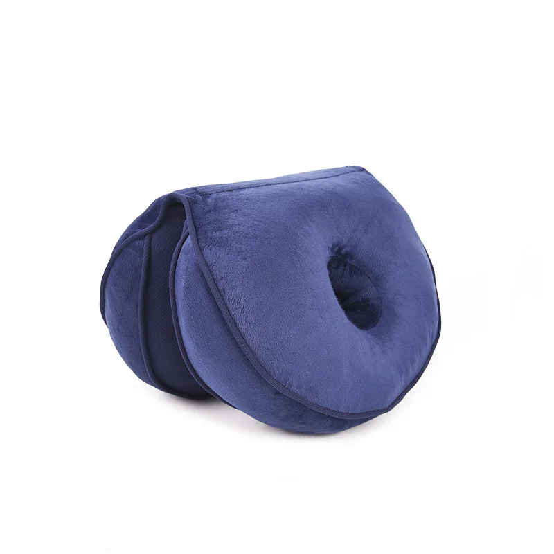 navy blue 1 шт. для формирования красивых ягодиц Ортопедическая подушка с эффектом памяти подушка с разбитой пеной с эффектом памяти уплотненная сидячая не утомляющая уменьшающая боль подушка для копчика - Цвет: navy blue