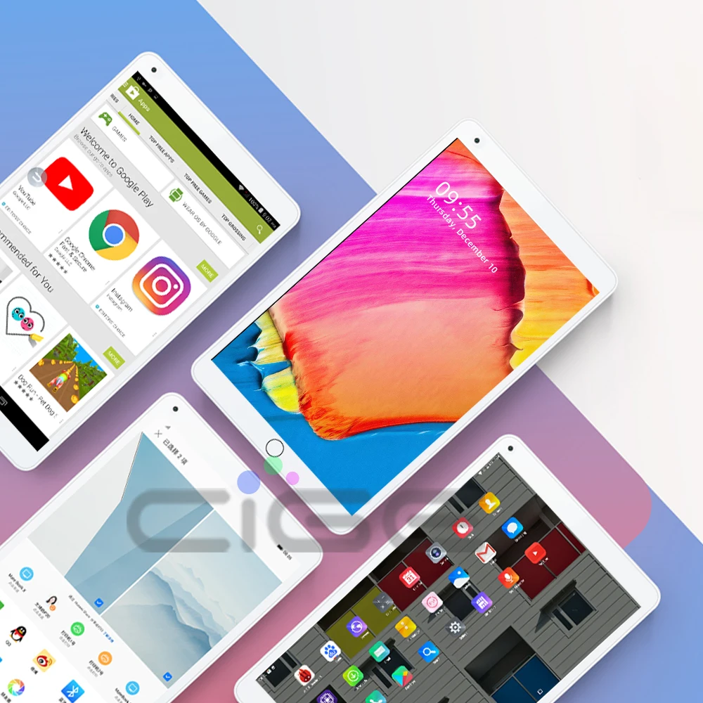 10 дюймов планшетный ПК 8 ГБ ОЗУ 128 Гб ПЗУ сотовый телефон 4G FDD-LTE Android 9,0 планшеты gps FM wifi фаблет на две сим камеры 10,1