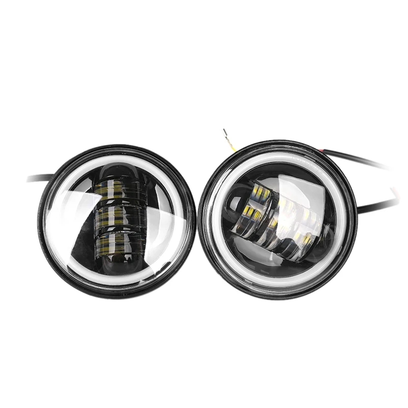 

2 Pcs4-1/2 Inch 4.5 Inch Led Passing Light Drl Led Fog Lamps for Harley-Davidson Motorcycles Auxiliary Light Bulb Motorcycle Pro