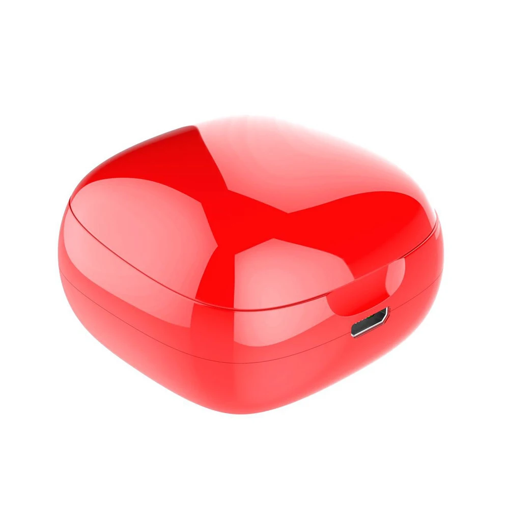 TG2 TWS Bluetooth 5,0 наушники стерео беспроводные наушники HIFI Звук спортивные наушники громкой связи игровая гарнитура с микрофоном для телефона - Цвет: Красный