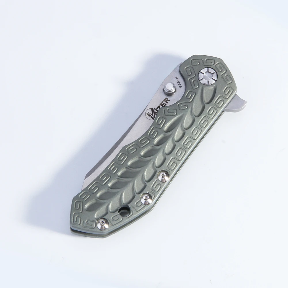 Нож kizer survival KI423, высококачественный складной нож s35vn, инструменты для охоты на открытом воздухе