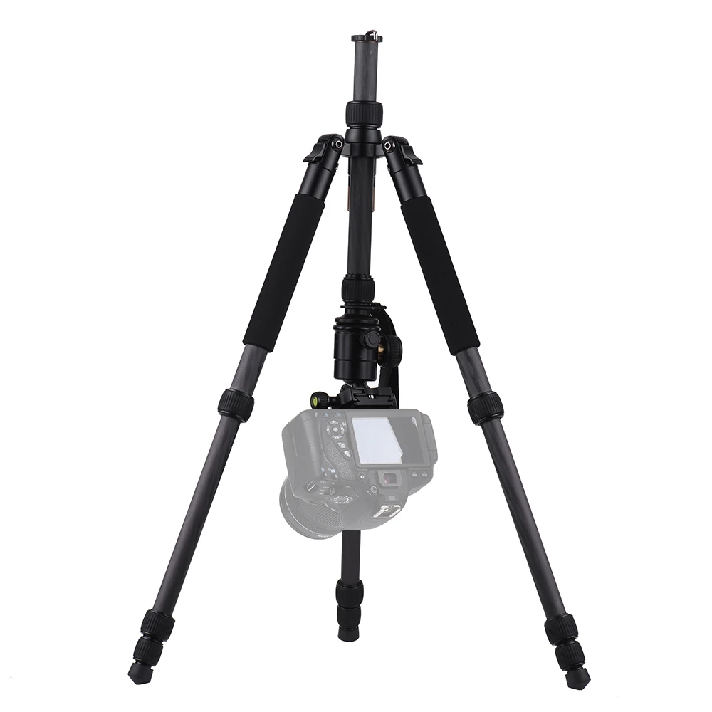 Andoer TP-668SC gorillapod Портативный углеродного волокна штатив для фотографии туристический штатив монопод с панорамной шариковой головкой