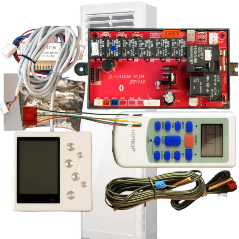 LILYTECH A/C система управления шкаф AC PCB Универсальный C контроль Лер ЖК дисплей ZL U10D