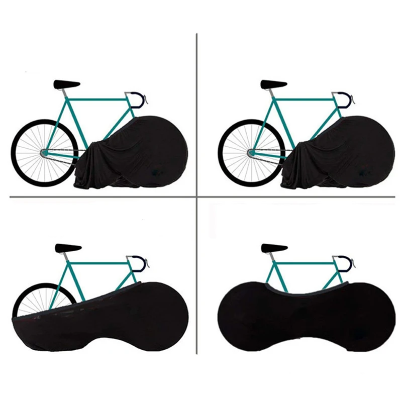Велосипедные колеса против царапин пылезащитный чехол высокоэластичный велосипедный пылезащитный чехол для 26-28 дюймов колеса внутренний мешок для хранения