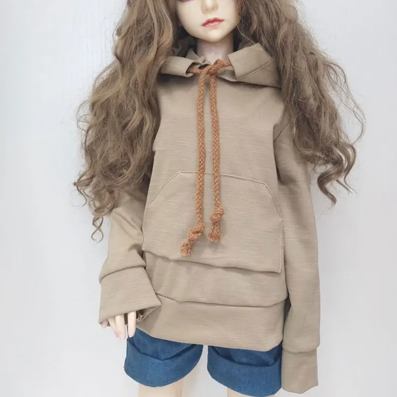 Одежда куклы Толстовка простота длинный рукав подходит для 1/3 1/4 1/6 BJD рубашки куклы аксессуары Модная Одежда для кукол