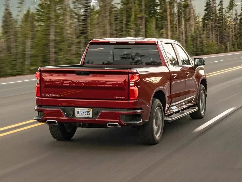 Для Chevrolet Silverado 1500 ABS Хромированная Боковая дверь Зеркала заднего вида наклейка отделка автомобиля аксессуары для укладки 2 шт